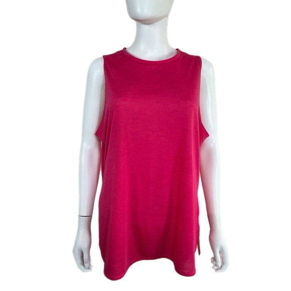 Athletic Works Hot Pink Muscle Tank - Picture 1 of 5